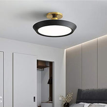 AMAZWI Lamp Bedroom Lamp Ceiling Lamp Simple Modern Led Master Bedroom Lamp Round Personality Room Lighting (Color : D)