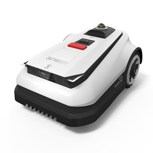 ECOVACS Goat A3000 LiDAR Robot Lawn Mower, Wire-Free Dual LiDAR Navigation, AI Obstacle Avoidance, 32V Power Platform, Smart App Control, Automatic Mapping, for Lawns Up to 3/4 Acre