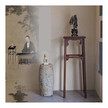 LUYOUBOZHU Vase Stand Chinese Simple Black Walnut Bonsai Stand, Living Study Tea Room Flower Table