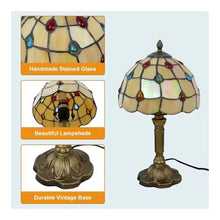WOAITIANTIAN Desk Lamps Stained Glass Table Lamp