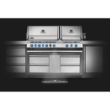 Napoleon BIPRO825RBINSS-3 Built-in Prestige PRO 825 RBI Natural Gas Grill Head, sq.in. + Infrared Infrared Bottom andRear Burner, Stainless Steel