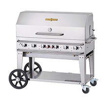 Crown Verity 48'' Rental Mobile Grill w/Roll Dome - Bulk Propane Tanks Model