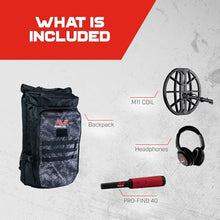 MINELAB Manticore Bundle, Includes Metal Detector, PRO-FIND 40 Pinpointer, and Backpack