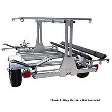 Malone MegaSport Low Bed Kayak Trailer Silver