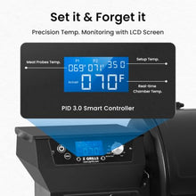 Z GRILLS 550B2 Pellet Grill Smoker, PID 3.0 Auto Temp Control, 553 Sq in
