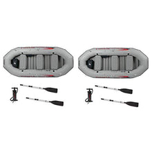 Intex Mariner 4-Person Inflatable Dinghy Boat and Oars Set