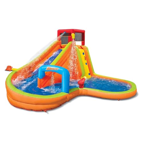 BANZAI Fun Express Lazy River Inflatable Water Park Multicolor