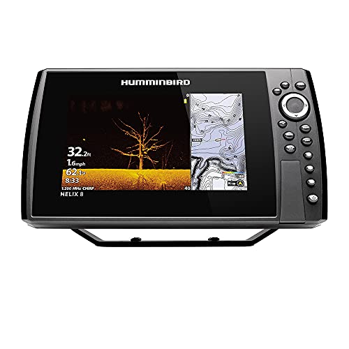 Humminbird Helix 8 Chirp MEGA DI GPS G4N Fish Finder Control Head Only Black