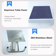 GEGEG Heavy Duty Stainless Steel Diving Platform - Non-Slip Diving Board - for Aquatic Centers and Stadiums(Sea Blue)
