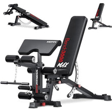 Keppi Fitness Adjustable Weight Bench3000 MAX Black