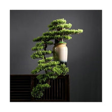 YXIANG56Q Fake Plants Artificial Bonsai Simulation Tree High-end Light Luxury Greenery Bonsai Ornaments Entryway Decoration Simulation Tree Bonsai Tree