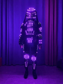 Generic Remote Control LED Robot Suit XXL Black