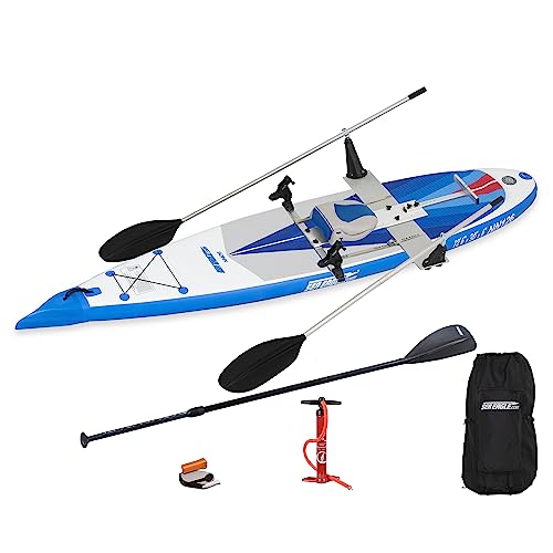 Sea Eagle NeedleNose 12’6” Inflatable Lightweight Stand Up Paddle Board Blue