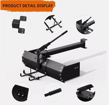 42" Tow Behind Box Scraper Blade Rust Resistant Lawn Tractor W/ Adjustable Grip