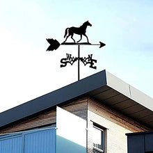 Weather Vane Sailboat Witch Lamb Stainless Steel Direction Indicator Weathercock Weathervane Outdoor Sheds Iron Yard for Garden Patio Yard Ornament Sailboat (Witch Normal) (Horse normal)