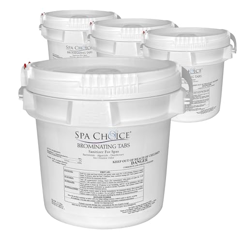 SpaChoice 3.5-Pounds 4-Pack Premium Bromine Tablets for Hot Tub