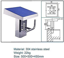 Bsetain Professional Indoor Outdoor Pool Diving Board, Standard Stainless Heavy Duty Diving Platform, Non-Slip Pool Diving Board