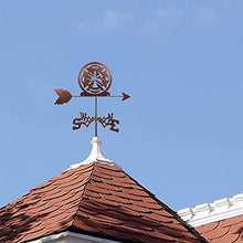 Weathervane Weather Vane Roof Mount Wind Direction Indicator Measuring Tool Outdoor for Farm Scene Garden Stake (Style3) (Style2)