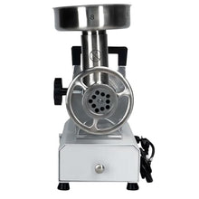 MEAT! Your Maker .5 HP Dual Meat Grinder with 3 Stuffing Tubes and Stainless Steel Plates White/Black