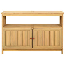 FMPGJLYH Garden Console Table, Solid Acacia Wood Storage Unit