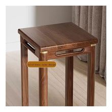 WOAITIANTIAN Vase Stand Indoor Bonsai Table New Chinese Style Wooden Plant Stand Floor Standing Ornamental Shelf(Large)