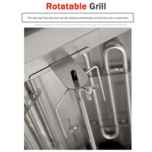 Electric Smokeless Rotisserie Grill, Barbecue Grill 3000W Professional Vertical Rotisserie Toaster Oven Grill, Stainless Steel W/Bake Ware, Kebob Skewers Stain Resistant