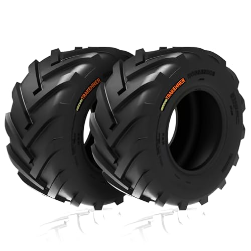 HORSESHOE TRAKEHNER 2-Pcs 26x12.00-12 / 26x12-12 10PR T148 Super Lug-King Ditch Witch Trencher AG Farm Lawn Tractor Tires 26120012 Color-Sidewall Heavy Duty (26x12.00-12 10Ply)