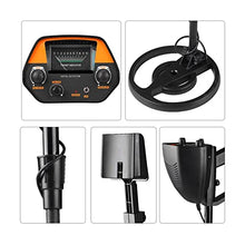 ZOCWJK Metal Detector Underground Metal Detector LED Digital Display Searcher Plot Detector Metal Detector Adjustable Sensitivity Metal Detector Liquid Crystal Display with Back(