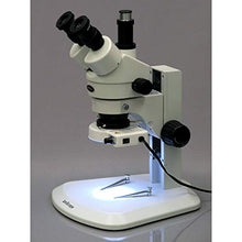 AmScope Professional Trinocular Stereo Zoom Microscope 3.5X-90X with LED Ring Light