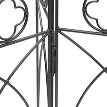 Achla Designs Wrought Iron Quatrefoil Garden Trellis
