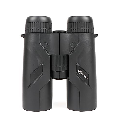 NUTREK 08x42mm Rangefinder Binoculars for Hunting, Shooting, and Golf Black