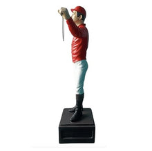 Classic Lawn Jockeys Red Matte Garden Statue, 36" Height