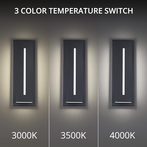 Modern Forms Midnight 36in LED Indoor/Outdoor Wall Light 3-CCT Adjustable Black