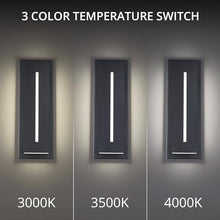 Modern Forms Midnight 36in LED Indoor/Outdoor Wall Light 3-CCT Adjustable Black