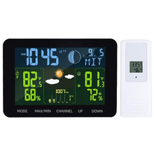 OREKPOT Intelligent Alarm Clock Creative Indoor Outdoor Temperature Humidity Moon Phase Weather Forecast
