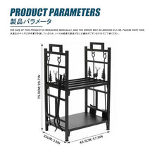 WXPWAMZ Metal Firewood Rack, 2-Tier Log Holder for Wood Stove and Fireplace, Easy Assembly for Indoor, Outdoor, and Camping Use