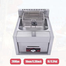 Wlikoci Commercial Gas Fryer with Basket, LPG Gas Deep Fryer,Gas deep Fryer Outdoor,for French Fries Turkey