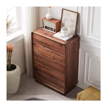 DINBOZ26X Living Room Table Storage Cabinet Simple Solid Wood Drawer Living Room Bedroom Side Outdoor Side Table