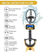 FENOKD Metal Detector, Metal Detector 100CM Waterproof Underground Professional Gold Detector for Adults Treasure Finder ing