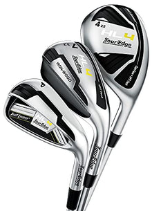 Tour Edge HL4 to-Go Men's Complete Golf Set Uniflex Steel RH Black/White