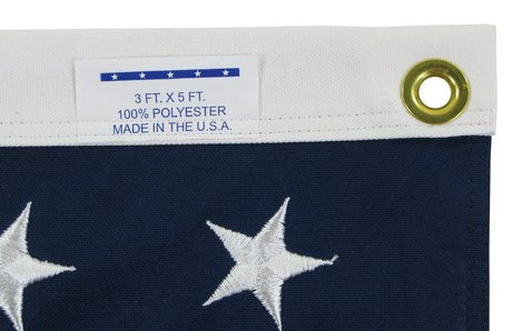 Flag Zone 20' x 30' Tough Tex 2-Ply Polyester US Flag
