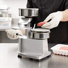 Dntum Commercial Hamburger Patty Maker Burger Forming Machine Home Large Manual Beef Meat Forming Processor Stainless Steel Grill Burger Press Tool with 500Pcs Papers,L