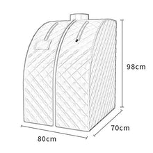 Portable Steam Sauna Spa Indoor Sauna Tent Remote Control 60 Minute Timer Included One Person Sauna for Therapeutic Relaxation at Home