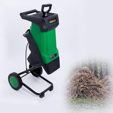 Dual Blade Electric Yard Chipper 20:1 Volume Reduction Ratio 2400W