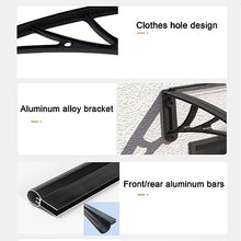Patio Awning 24x189 Polycarbonate Canopy Self-Cleaning Weather-Resistant Outdoor Shelter Doorway Protection from Rain Sun
