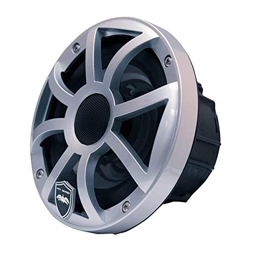 Wet Sounds REVO 8-XSS High Output 8" Marine Coaxial Speaker with RGB Backlighting Silver