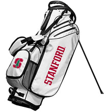 Team Golf NCAA Stanford Birdie Stand Golf Bag Lightweight 14-Way Club Divider Spring Action Stand Insulated Cooler Pocket Velcro Glove and Umbrella Holder & Padded Handles MULTI TEAM COLOR