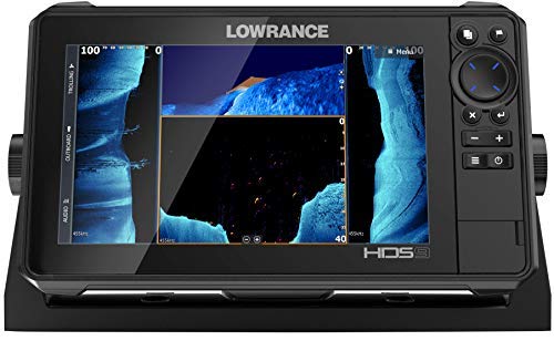 Lowrance HDS-9 Live Fish Finder with Active Imaging 3-in-1 Transducer Black