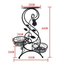 MIIKHI Plant standFlower Stand Tiered Classic Plant Stand Decorative Garden Patio Standing Plant Flower Pot Shelf Display Shelf Holds Flower Pot with