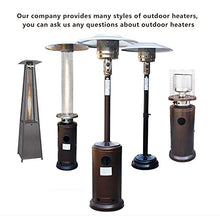 Natural Gas Patio Heater, Outdoor Heater Gas Adjustable Height,Between 140-200cm(55-78in),Includes 24 Ft- Long Natural Gas Hose,Passed cETL Certification,This Allows You To Have A Party With Frie